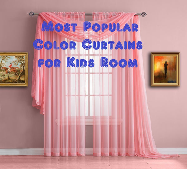 Most Popular Color Curtains for Kids Room