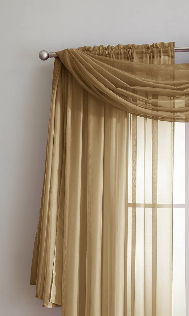 WARM HOME DESIGNS Fabric by The Yard. Our Sheer Bulk Fabric is Great for Bed Canopy Curtains, Wedding Arch Decorations, Window Scarves or Curtain Backdrop.