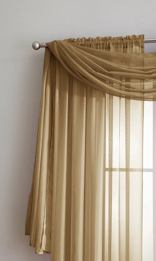 Warm Home Designs Standard Window Scarf. Great As Wedding Arch Draping Fabric, Bed Canopy Or for Decorative Project