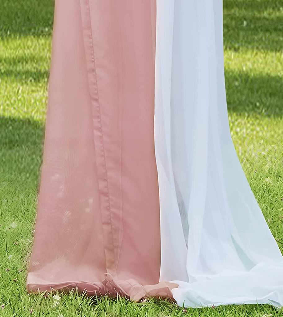 WARM HOME DESIGNS Wedding Arch Draping Fabric Bundle For Wedding Ceremony, Reception, Photo Backdrop or Party Decoration