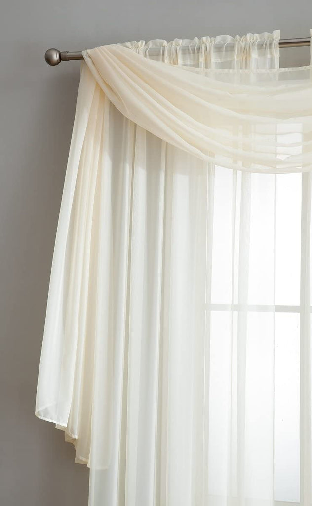 WARM HOME DESIGNS Fabric by The Yard. Our Sheer Bulk Fabric is Great for Bed Canopy Curtains, Wedding Arch Decorations, Window Scarves or Curtain Backdrop.