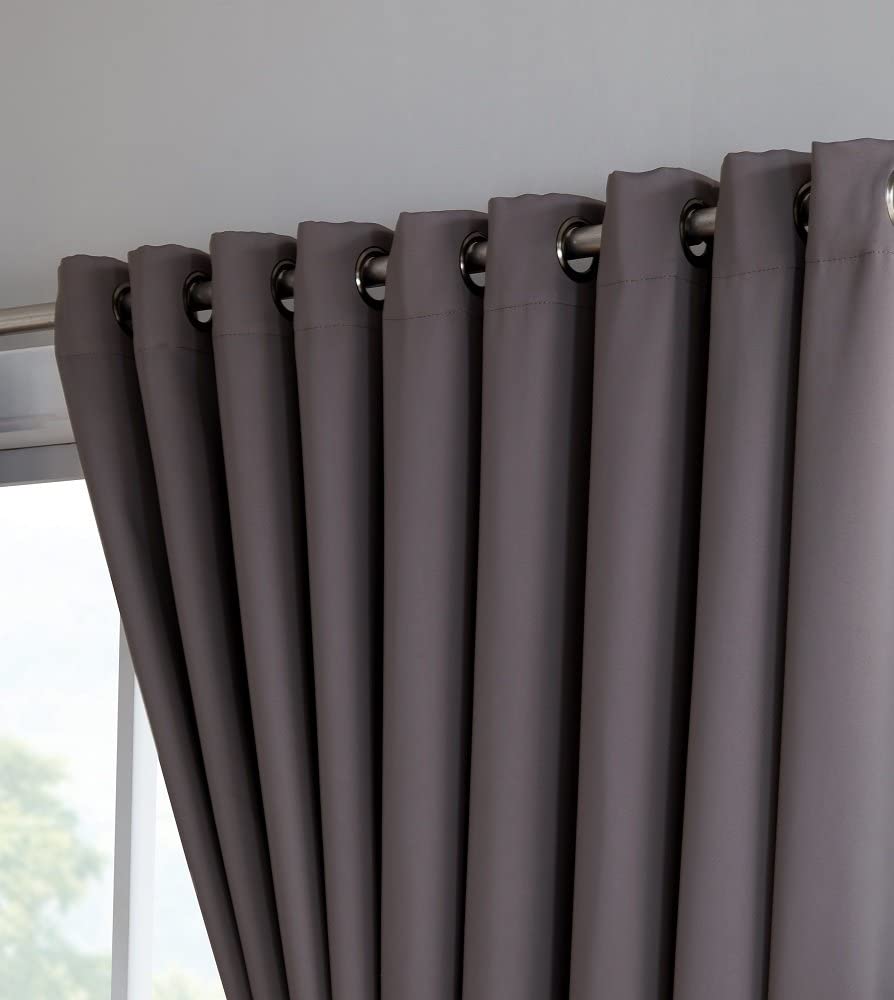 Warm Home Designs Extra Large 2 Wall to Wall Curtains Each with 2 Matching Tie-Backs. Great as Room Dividers or Partitions.