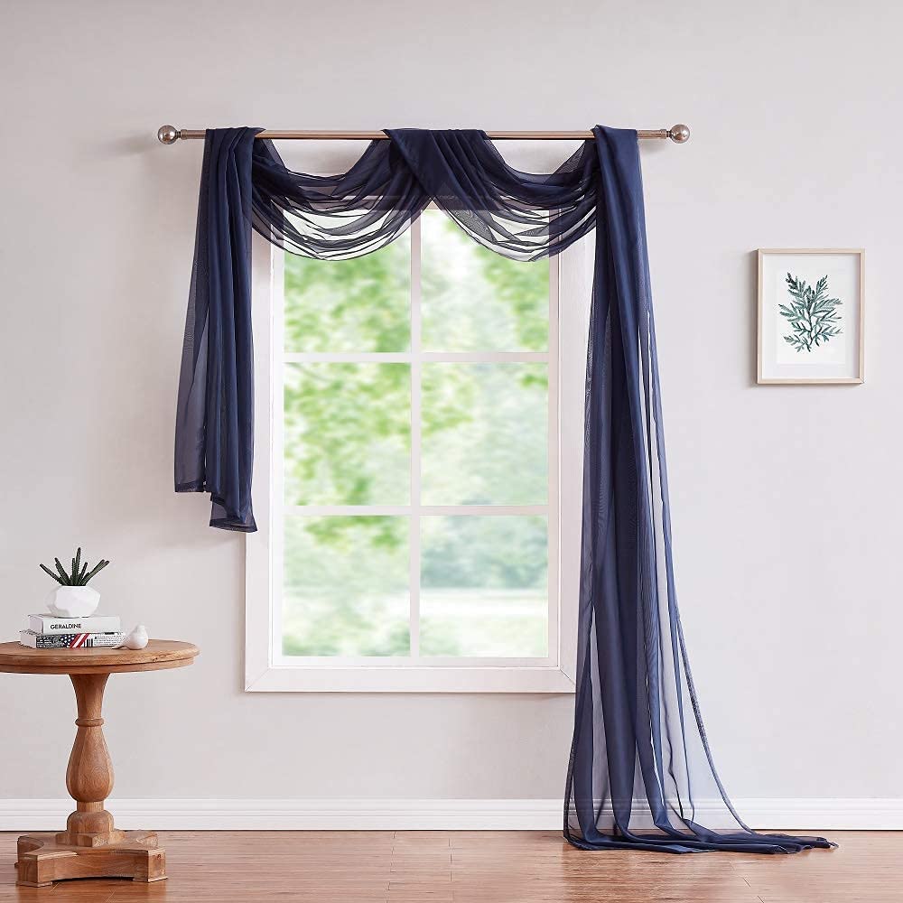 WARM HOME DESIGNS Fabric by The Yard. Our Sheer Bulk Fabric is Great for Bed Canopy Curtains, Wedding Arch Decorations, Window Scarves or Curtain Backdrop.