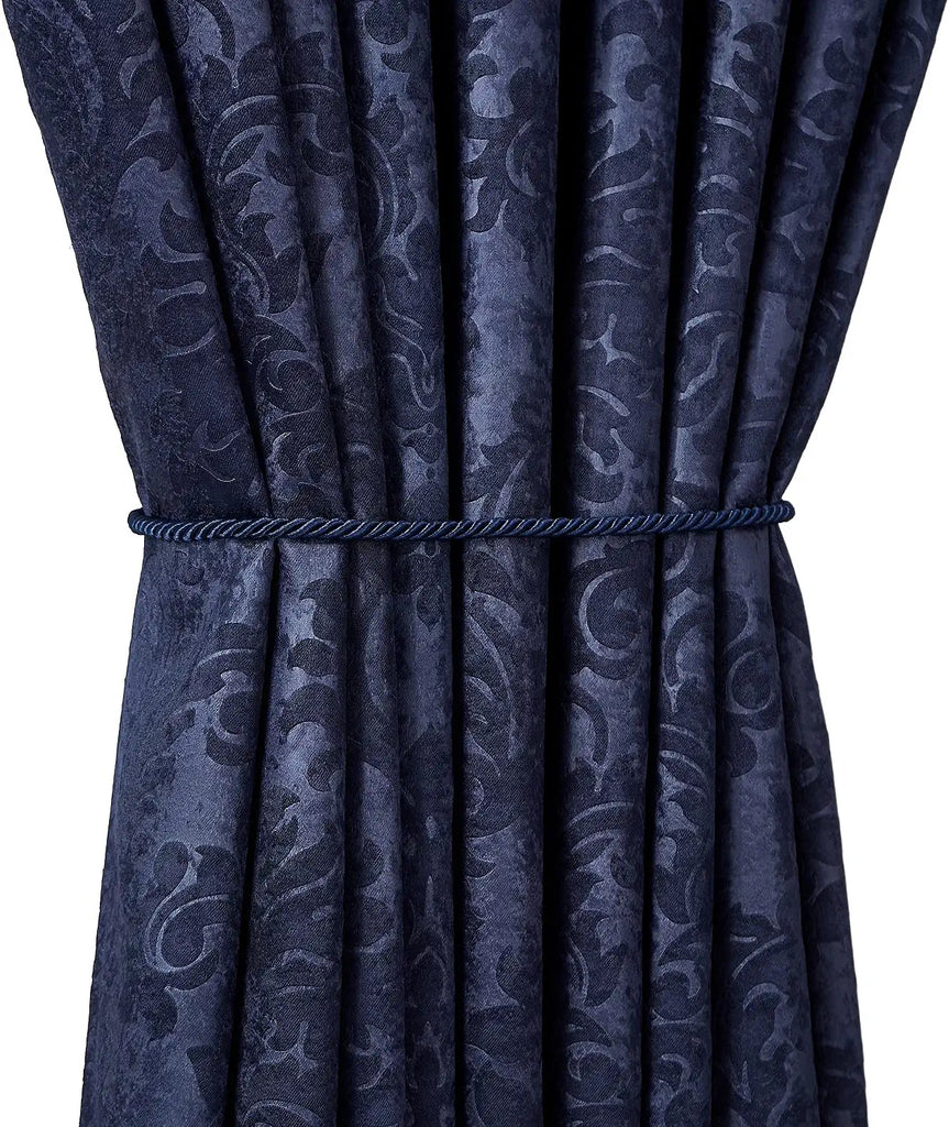 Warm Home Designs Wall to Wall Embossed Room Divider Curtains with 2 Tie-Backs