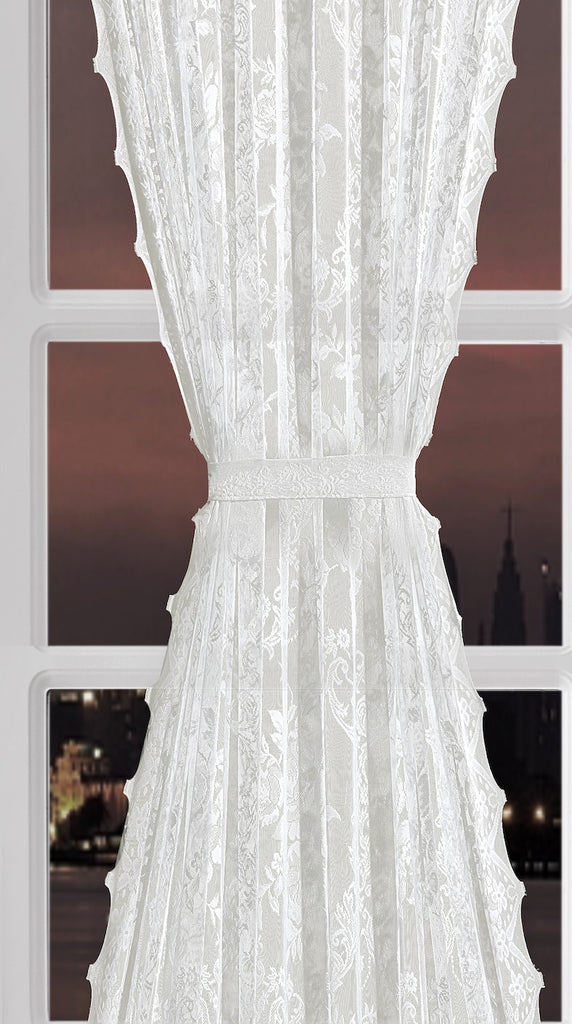 WARM HOME DESIGNS Elegant French Door Curtains with 2 Tie-backs