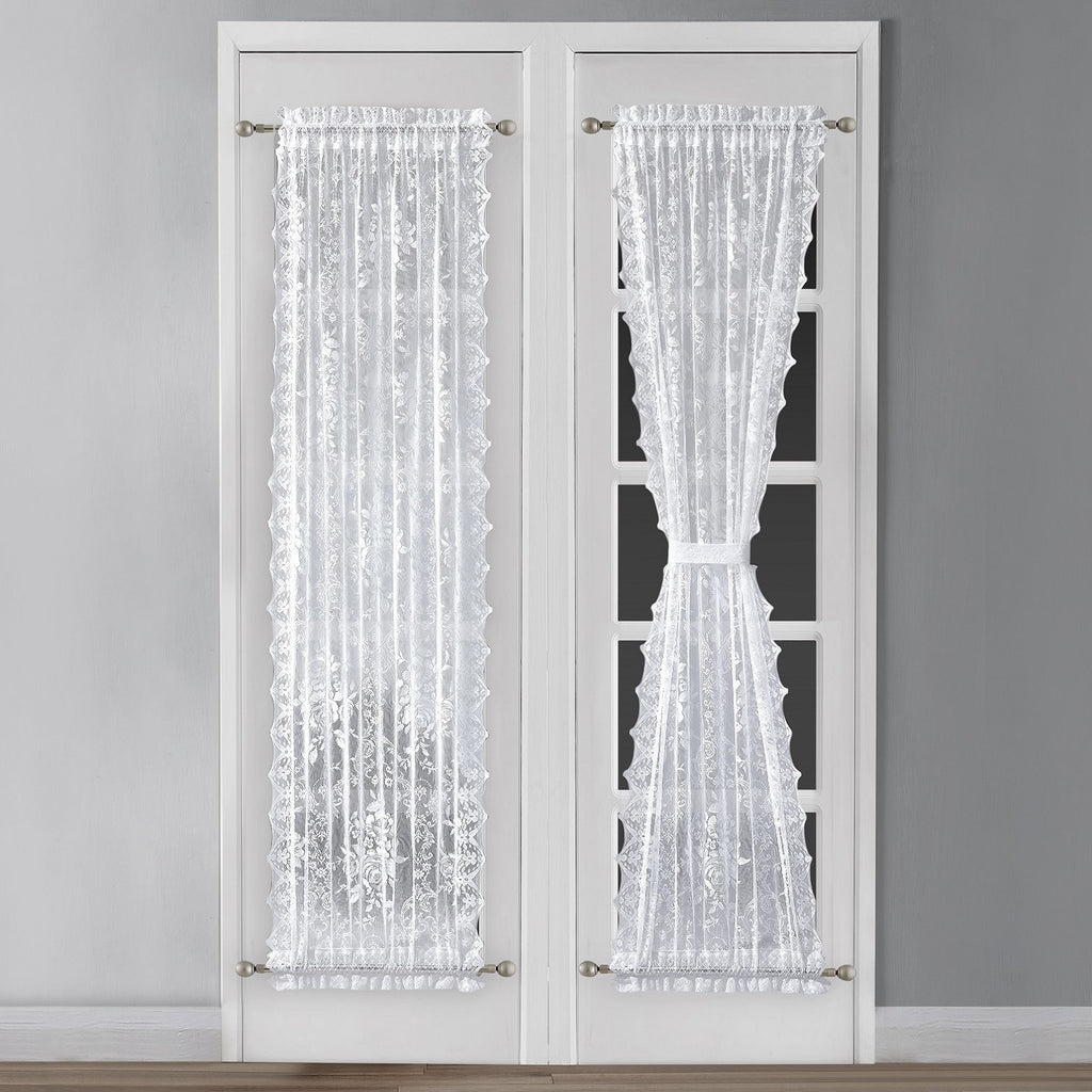 WARM HOME DESIGNS Elegant French Door Curtains with 2 Tie-backs