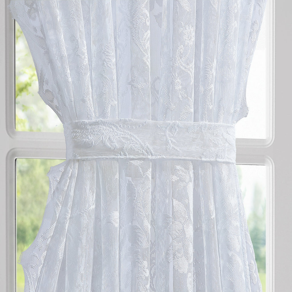 WARM HOME DESIGNS Elegant French Door Curtains with 2 Tie-backs