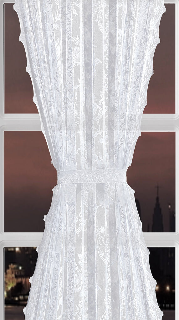 WARM HOME DESIGNS Elegant French Door Curtains with 2 Tie-backs