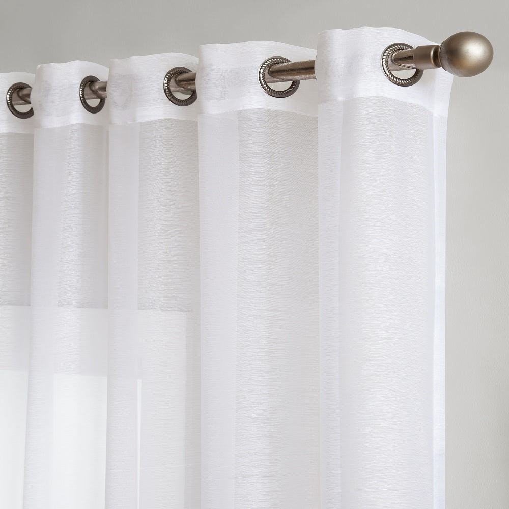 Affordably Priced 102" x 84" or 102" x 98" Extra-Wide White Patio Door Curtains. Can also be Used as Sliding Door Drapes, Extra Large Curtains or Room Dividers.